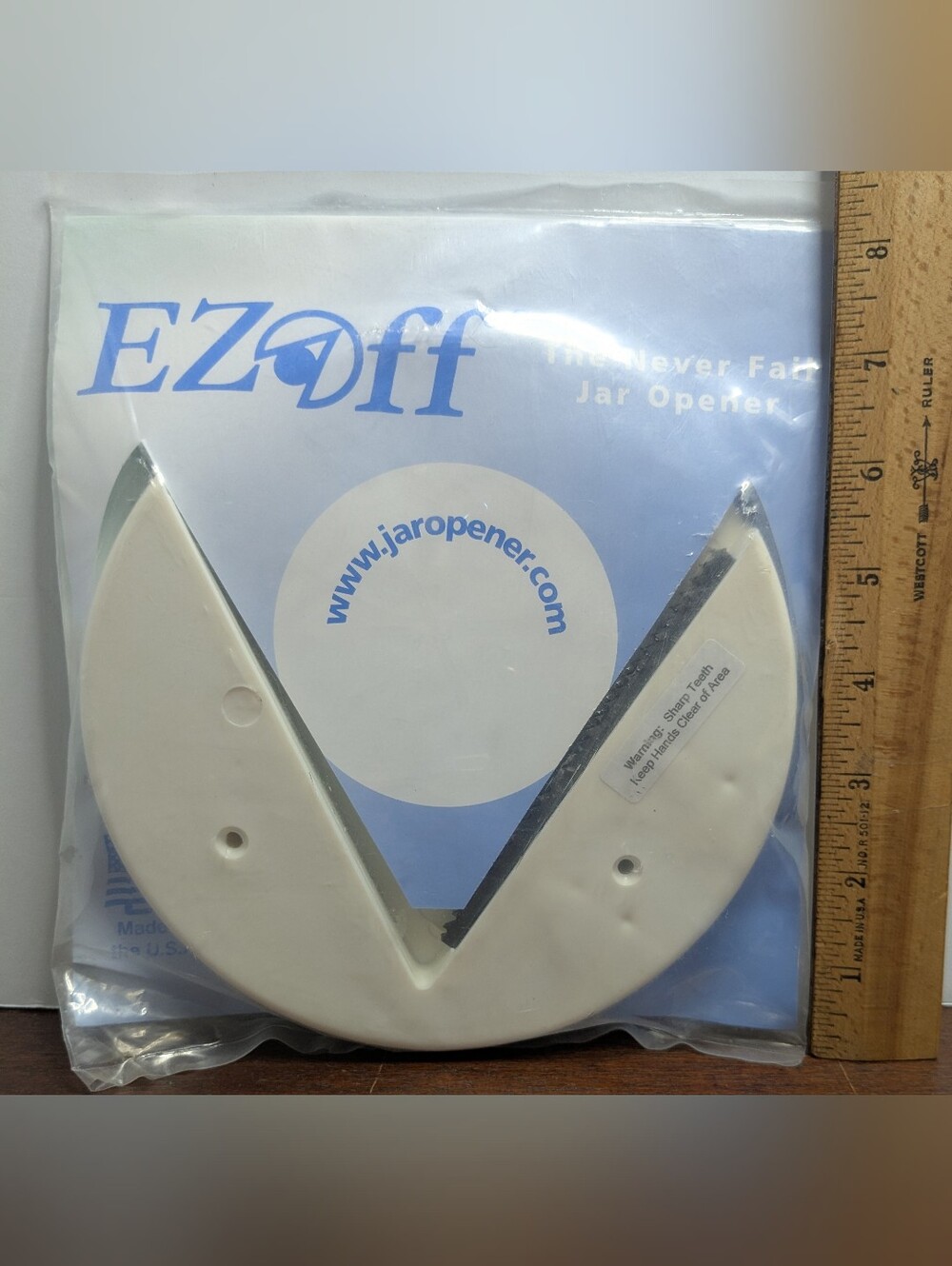 EZ Off Jar Opener - Under Cabinet Jar Lid Opener. Easy Installation & Use
